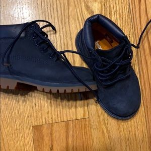 Navy Timberland Boots